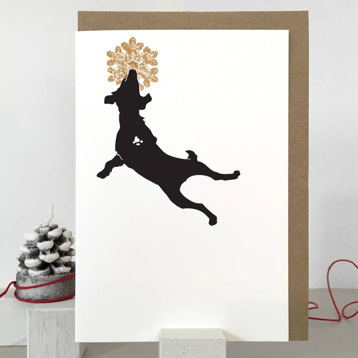 Jack Russell Christmas Card | Holiday Card | Seasonal | Xmas for wholesale by Purpose & Worth etc