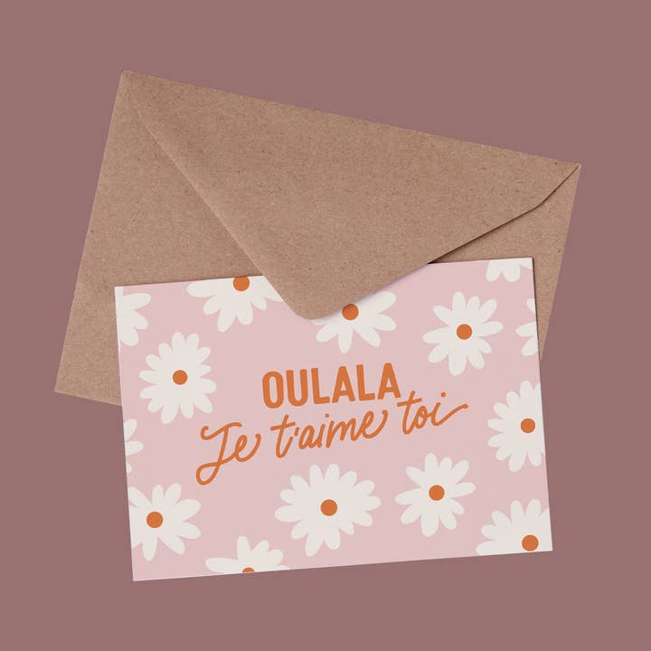 Karte - Oh la la, ich liebe dich. für den Großhandel von Les Petites Dates