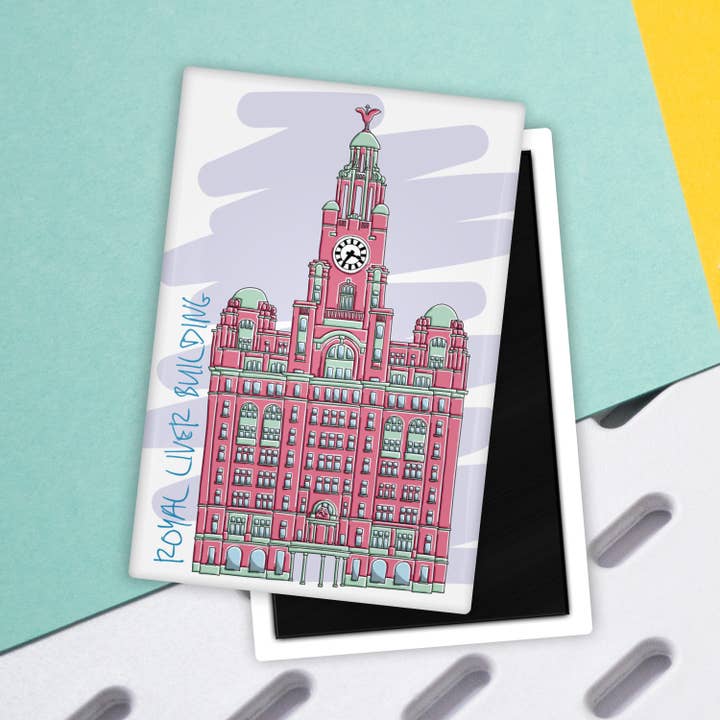 Liver Building, Liverpool Magnet for wholesale by Moo & Snip