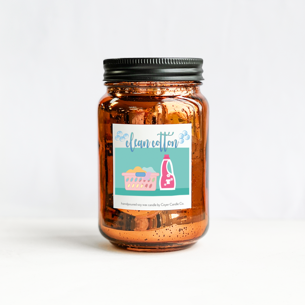 Coyer Candle Co. - Wholesale Jar/Filled Candle - 16 oz. Glimmery Speckled Candles - Signature Collection12