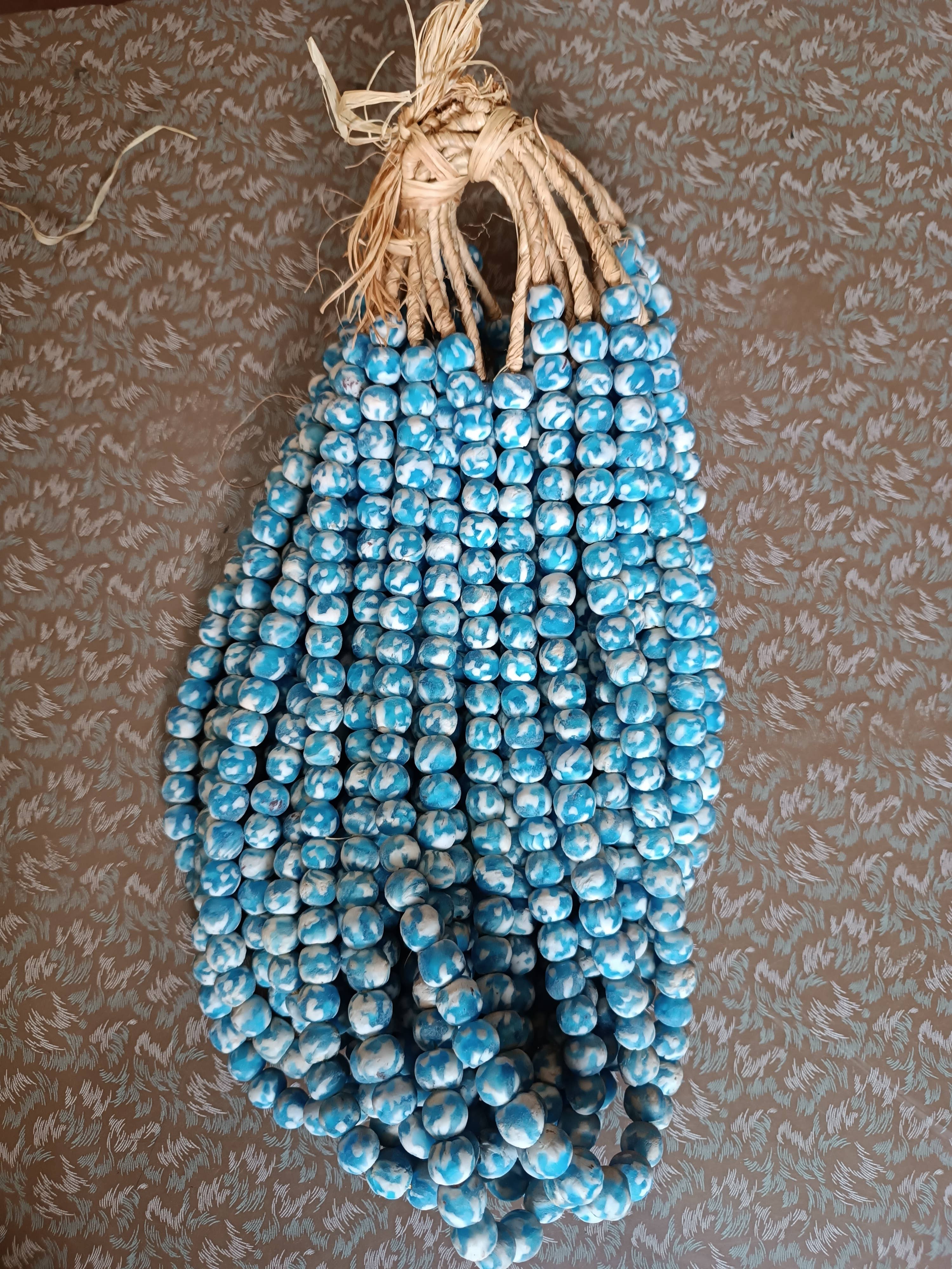 African Craft Collection - Wholesale Beads - Glass beads For Jewelry Making - Krobo Round Beads0