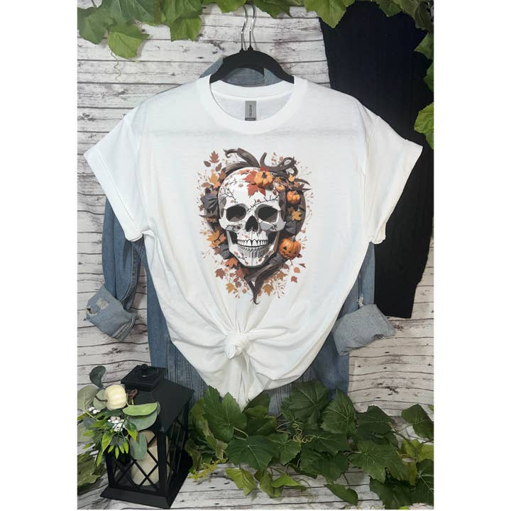 Halloween Skull T-shirt for wholesale by Duck Creations Wholesale