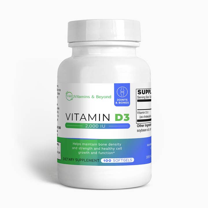 Vitamin D3 2.000 IE für den Großhandel von Vitamins & Beyond