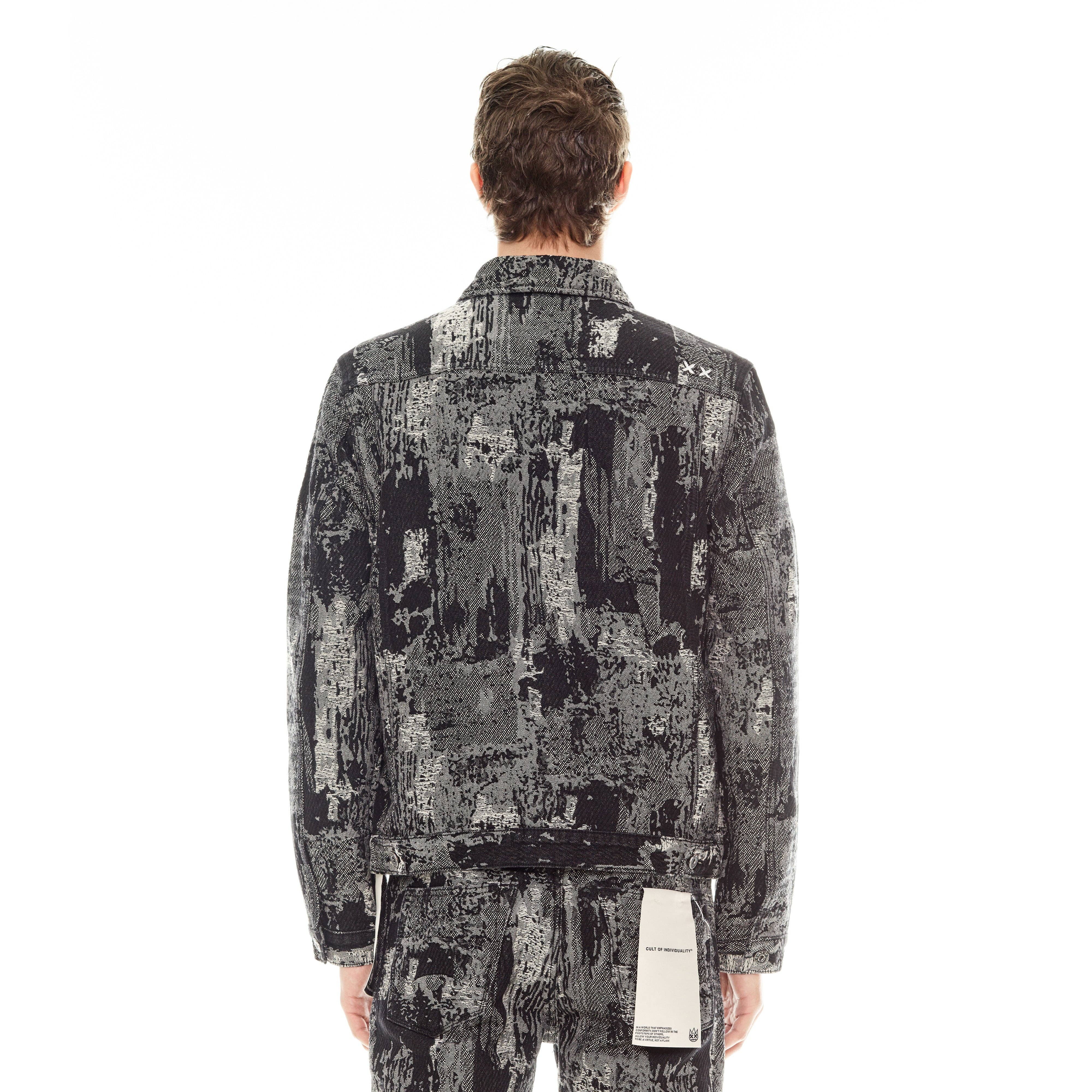 TYPE II DENIM JACKET IN DIGI BLACK for wholesale on Faire3