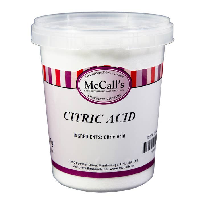 POUDRE D'ACIDE CITRIQUE QUALITÉ ALIMENTAIRE 1 KG pour la vente par McCall's