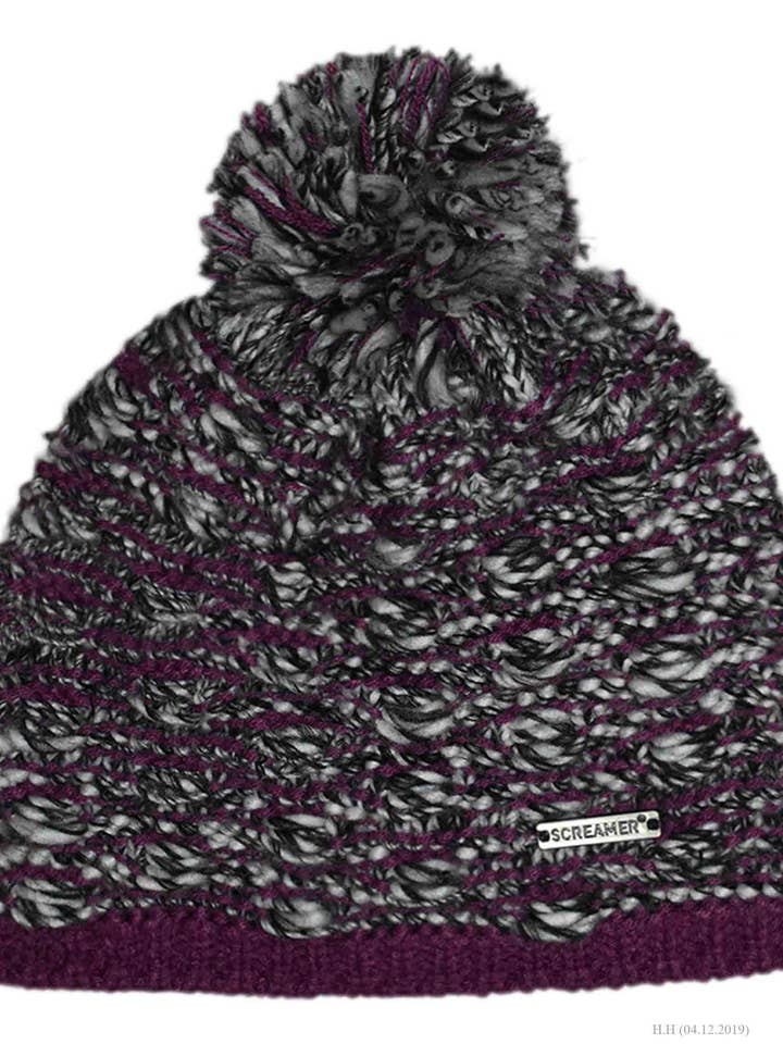 Destiny Traditional Women's Beanie with Yarn Pom for wholesale by Screamer