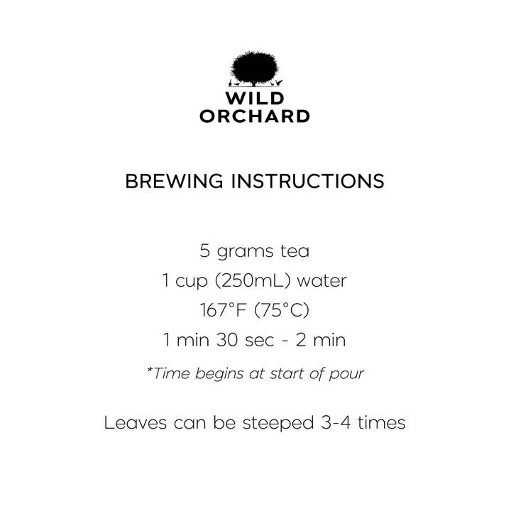 Wild Orchard Tea Company - Wholesale Loose Tea - After Rain – Green Tea – Premium Organic Loose Leaf Tea6