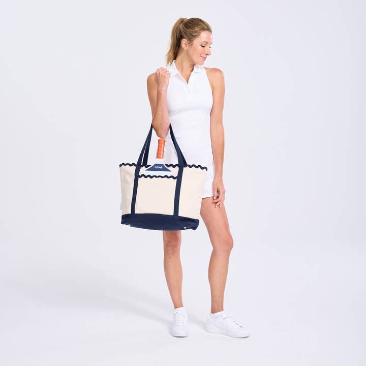 Navy Court to Coast Pickleball Tote for wholesale on Faire1