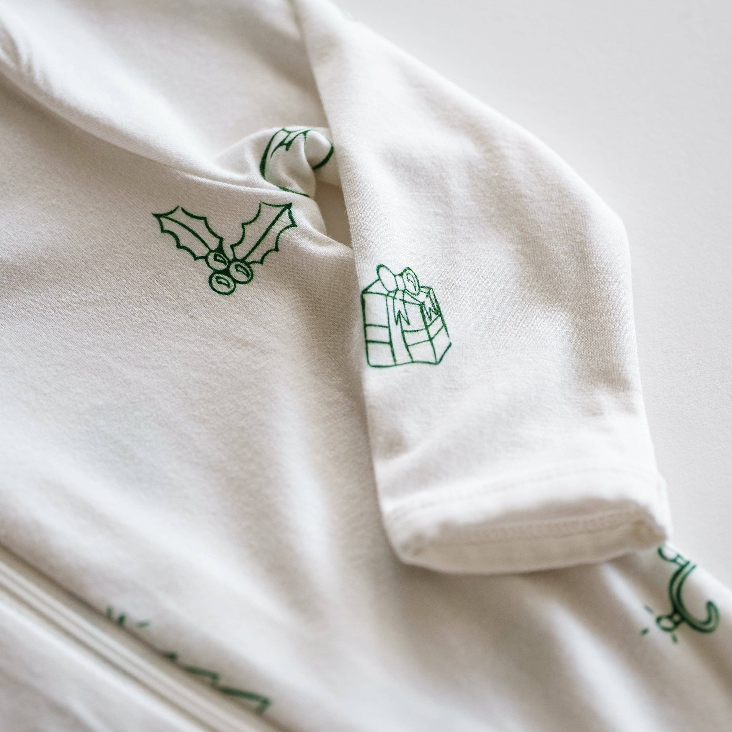 Atlas Grey - Wholesale Sleepsuit - Baby - Holiday Bamboo Pajamas7