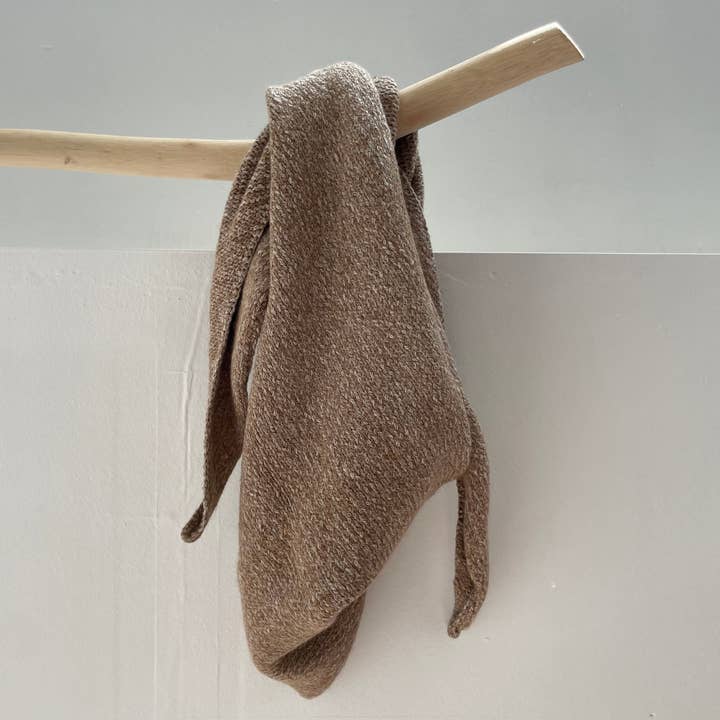 Happy French Gang - Wholesale Wrap - Women's - Hand-loomed Camel Laurette Shawl, Undyed Alpaca8