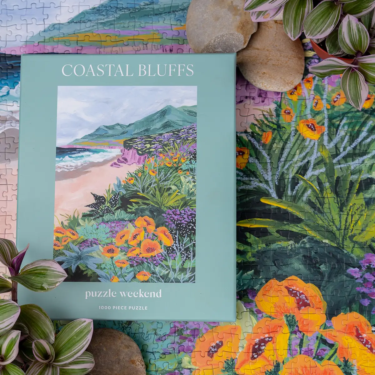 Puzzle Weekend - Vente Puzzle – adulte - Puzzle de 1000 pièces Coastal Bluffs2