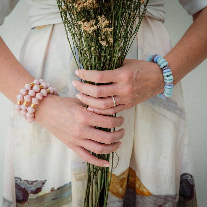 The Bead Project by TWOPU - Wholesale Beaded Bracelet - Chunky Glass Bracelet 17