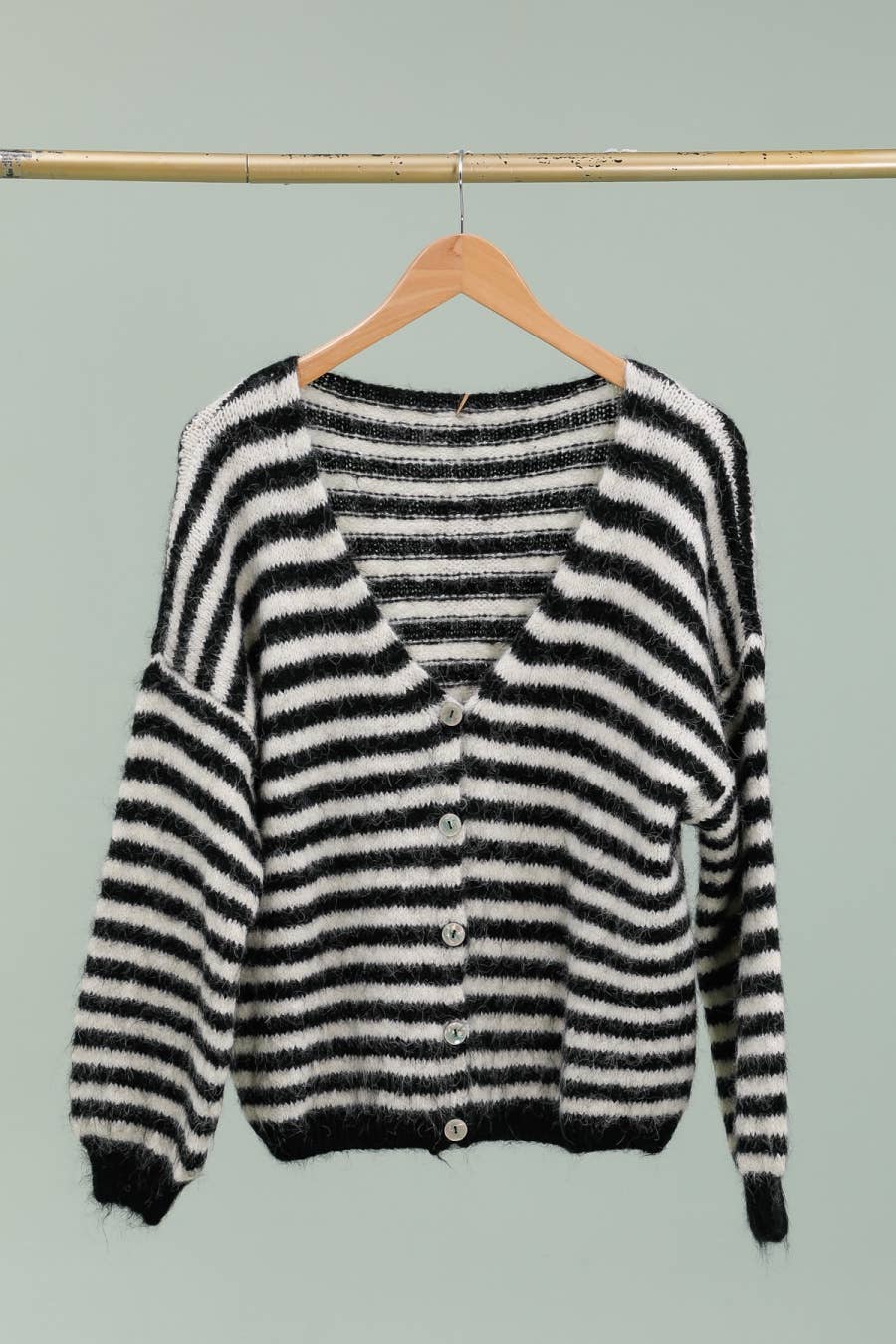 LÉA & LUC - Wholesale Cardigan - Women's - Striped cardigan REF. 510620