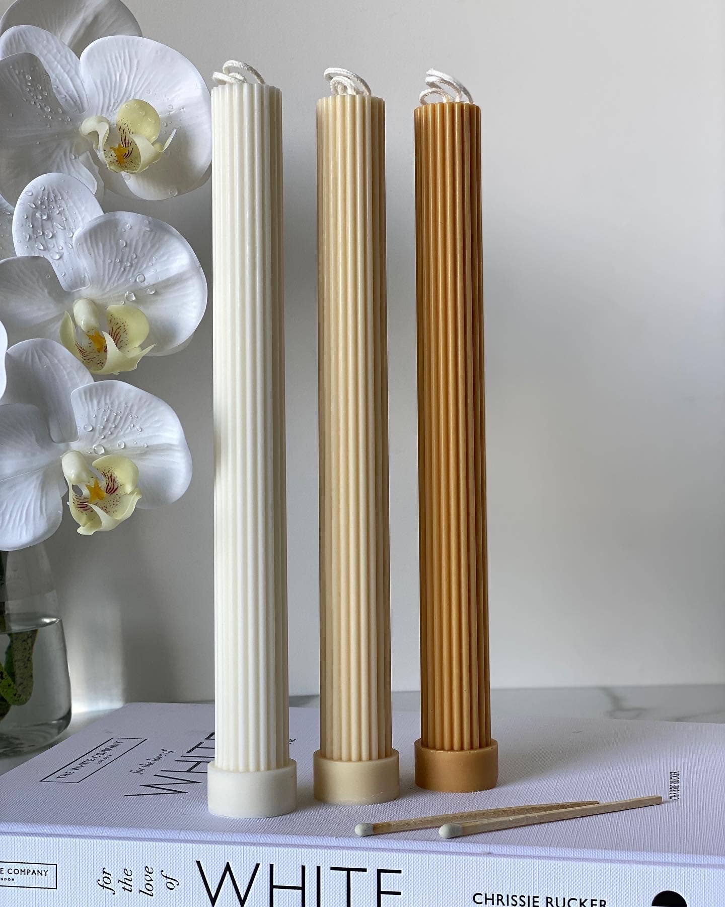 DE LA MUSHKA – wholesale Pelarljus – Column Candle Duo | Semesterljus | Heminredning1