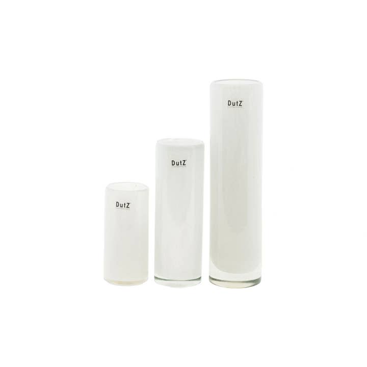 CYLINDER Vase - H25 D6.5 cm - WHITE Colour by DutZ and other Purchase wholesale cylinder vases set of 3. Free returns & net 60 terms on Faire trending on Faire.