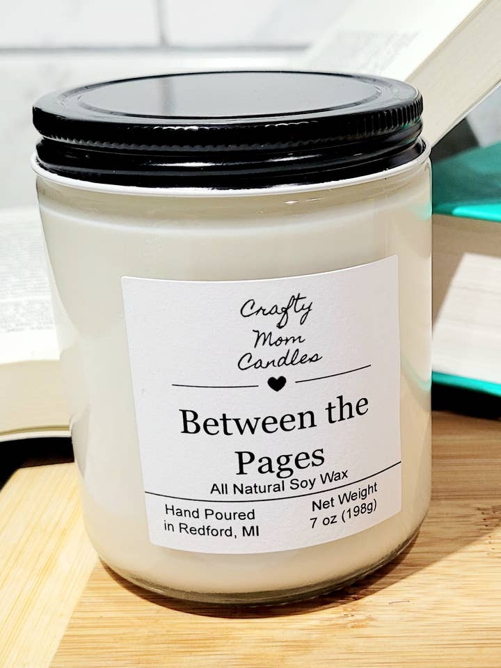 4 oz Mini Soy Candle, Single Wick for wholesale by Crafty Mom Candles LLC