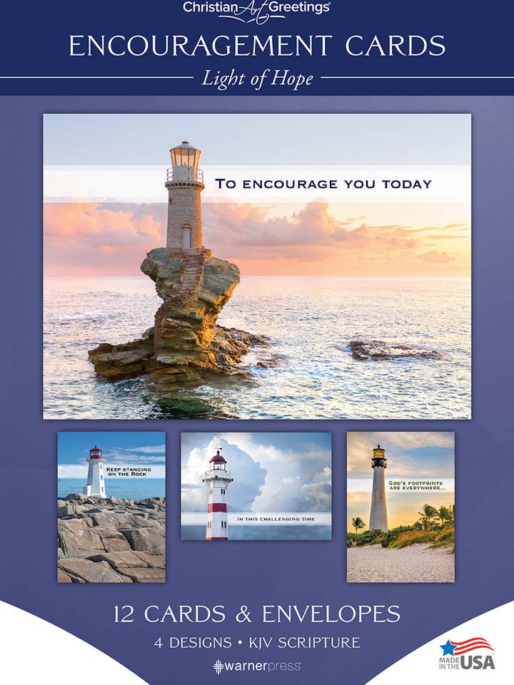 Greeting Card Box - Encouragement - Light of Hope for wholesale by Warner Press