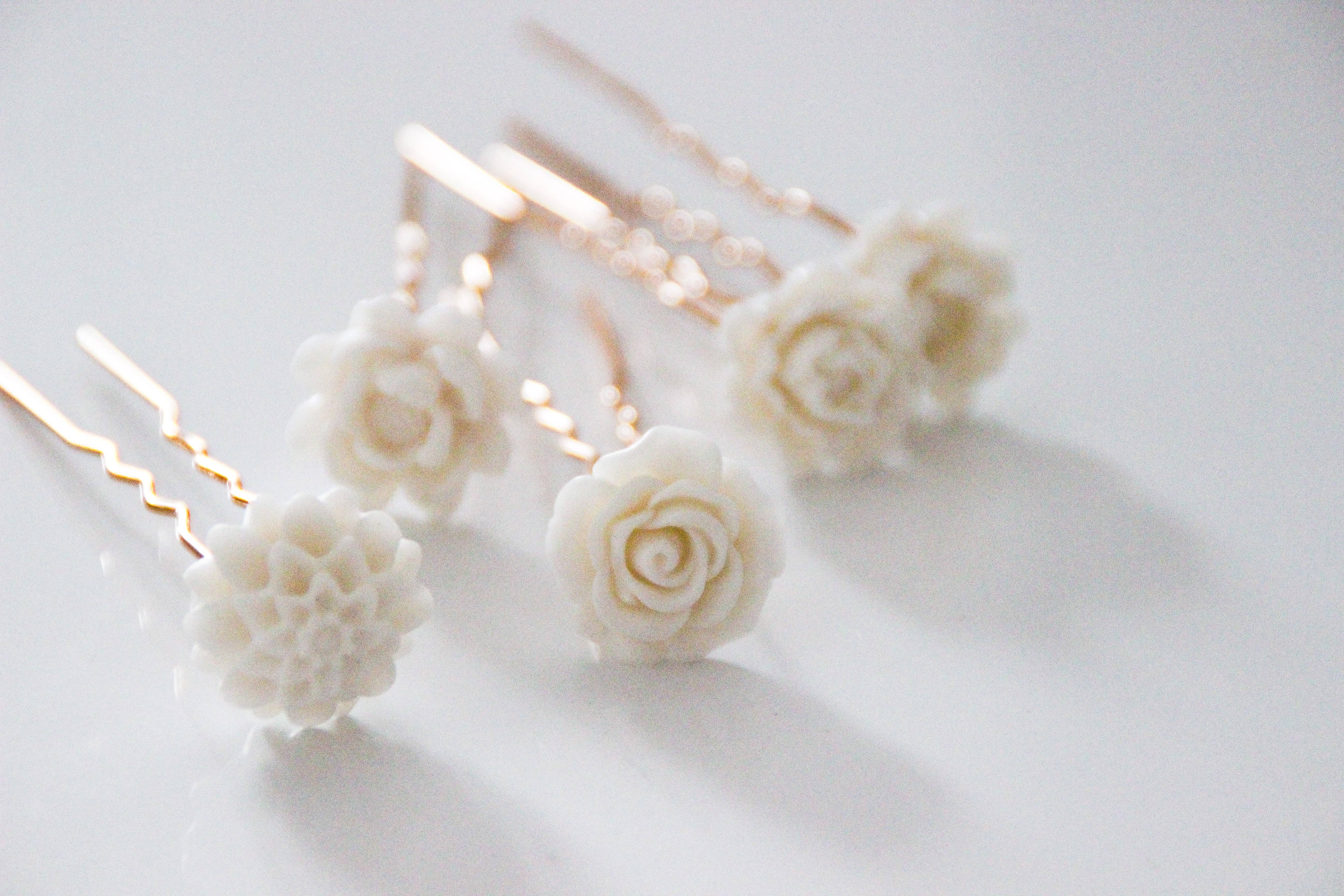 La parisienne des îles - Wholesale Hair Pin - Épingles À Cheveux Fleurs - 30