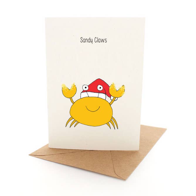 Punny Xmas - Crab for wholesale by Pleasant Tree