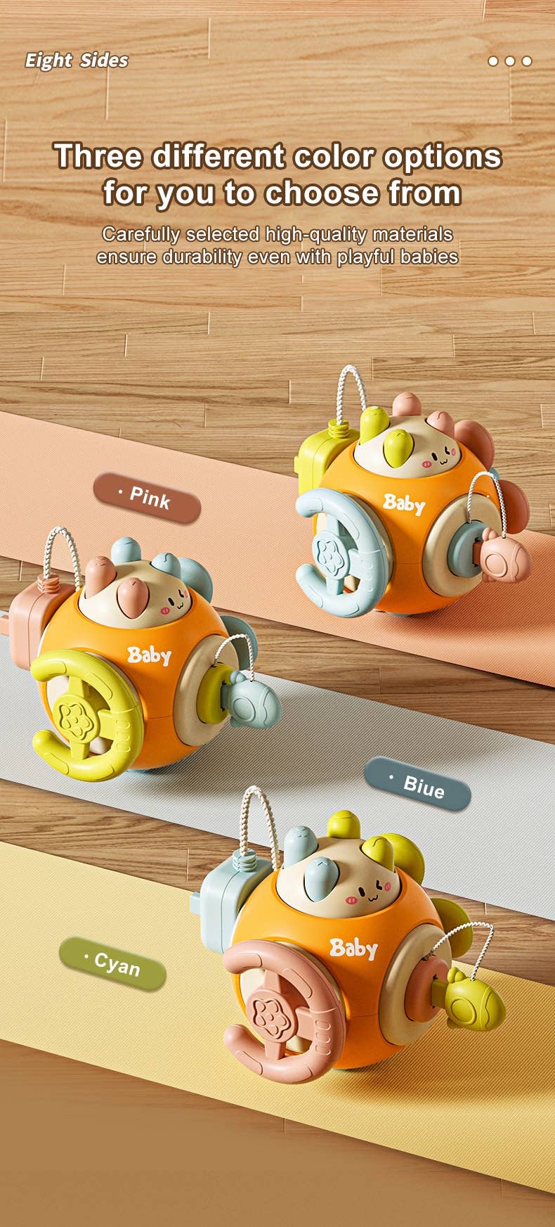 VIGOR - Wholesale Sensory Ball - Baby - Baby Toy Busy Ball Hand Grasping Ball Educational Sensory21