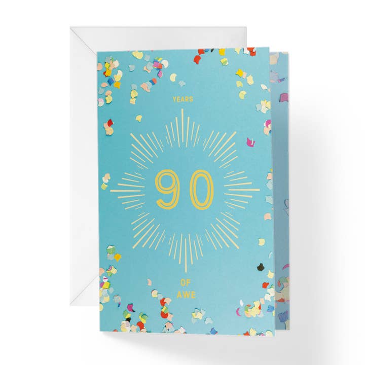 Carte d'anniversaire 90e anniversaire | Being You 're a Marvel pour la vente par 1Up Greetings LLC