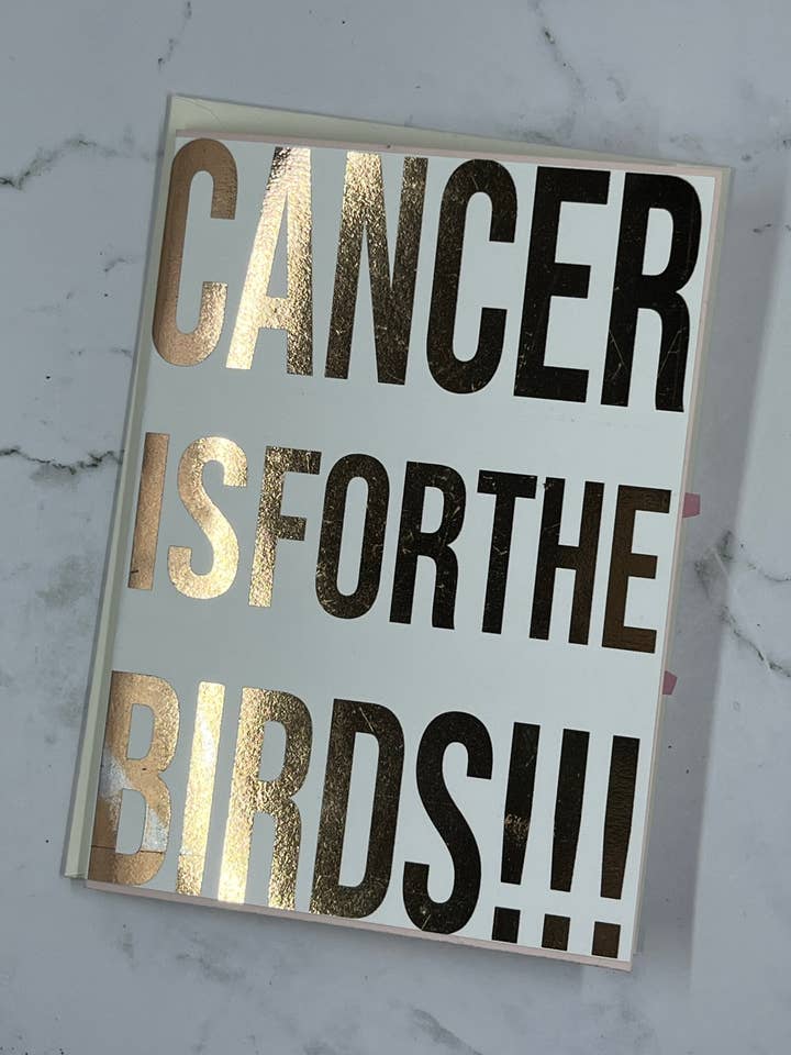 O Cancro é para os Pássaros Thinking of You Card por atacado de D. Johnson & Co Greetings