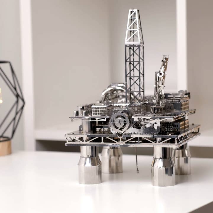 METAL-TIME INC. - Wholesale DIY craft kit - Treasure Finder oil rig mechanical model kit7