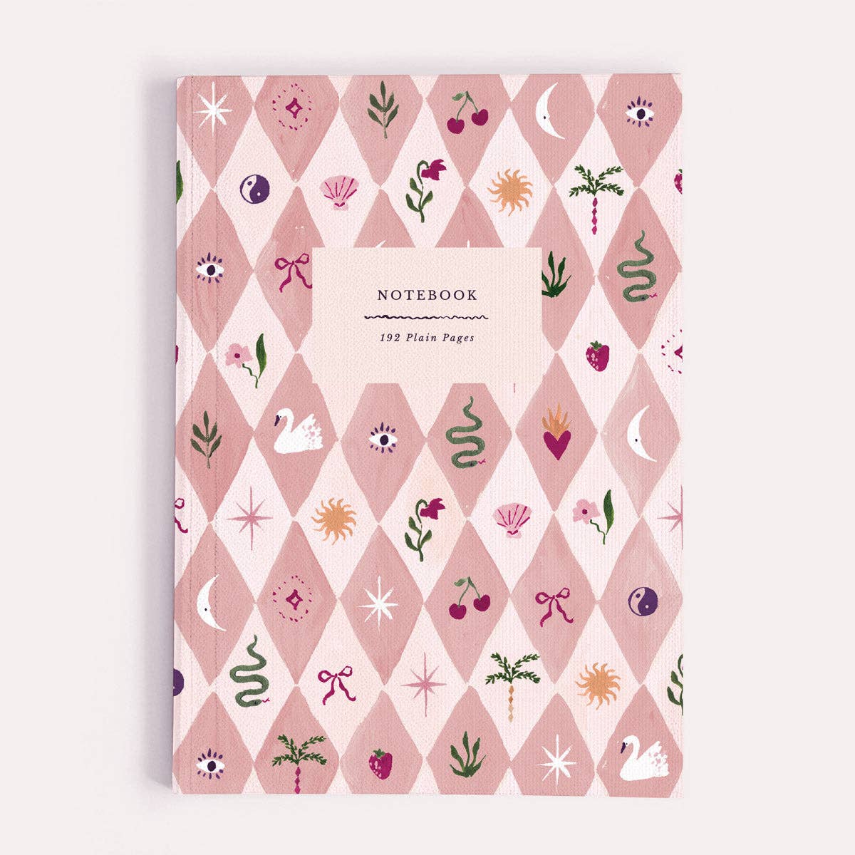 Sister Paper Co. - Wholesale Notebook - Blush Harlequin Notebook | Plain Page Journal | Notebooks7