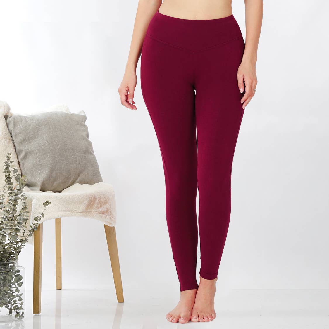 42POPS - Wholesale Athletic/Lounge Leggings - Women's - `.Tummy control waistband leggings42