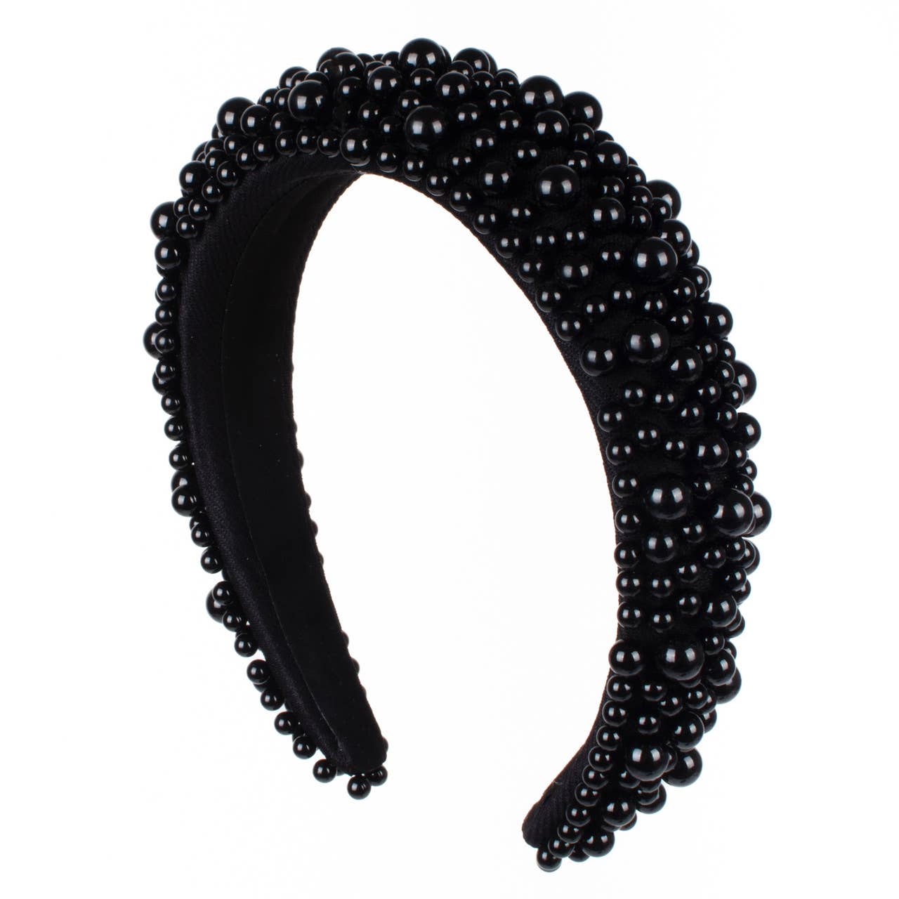 Selini New York - Wholesale Fashion Headband - Women's - Luxury Pearl Padded Headband-PHB10545