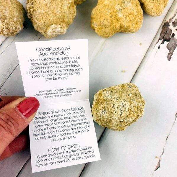 Rock Paradise - Wholesale Spiritual Stone/Crystal - Crystal Party Pack - 10 Break Your Own Geodes4