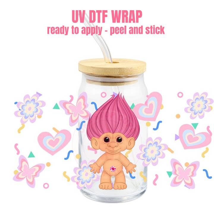 UV DTF CUP WRAP F #007 for wholesale by One Stop Cups