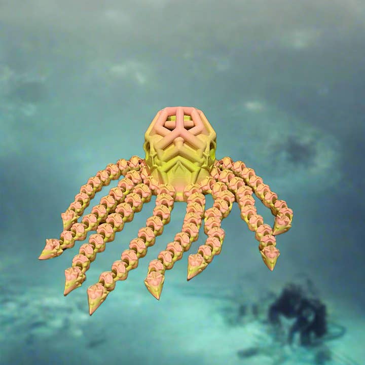 Void Octopus Rectangle for wholesale by The 3D Printiverse