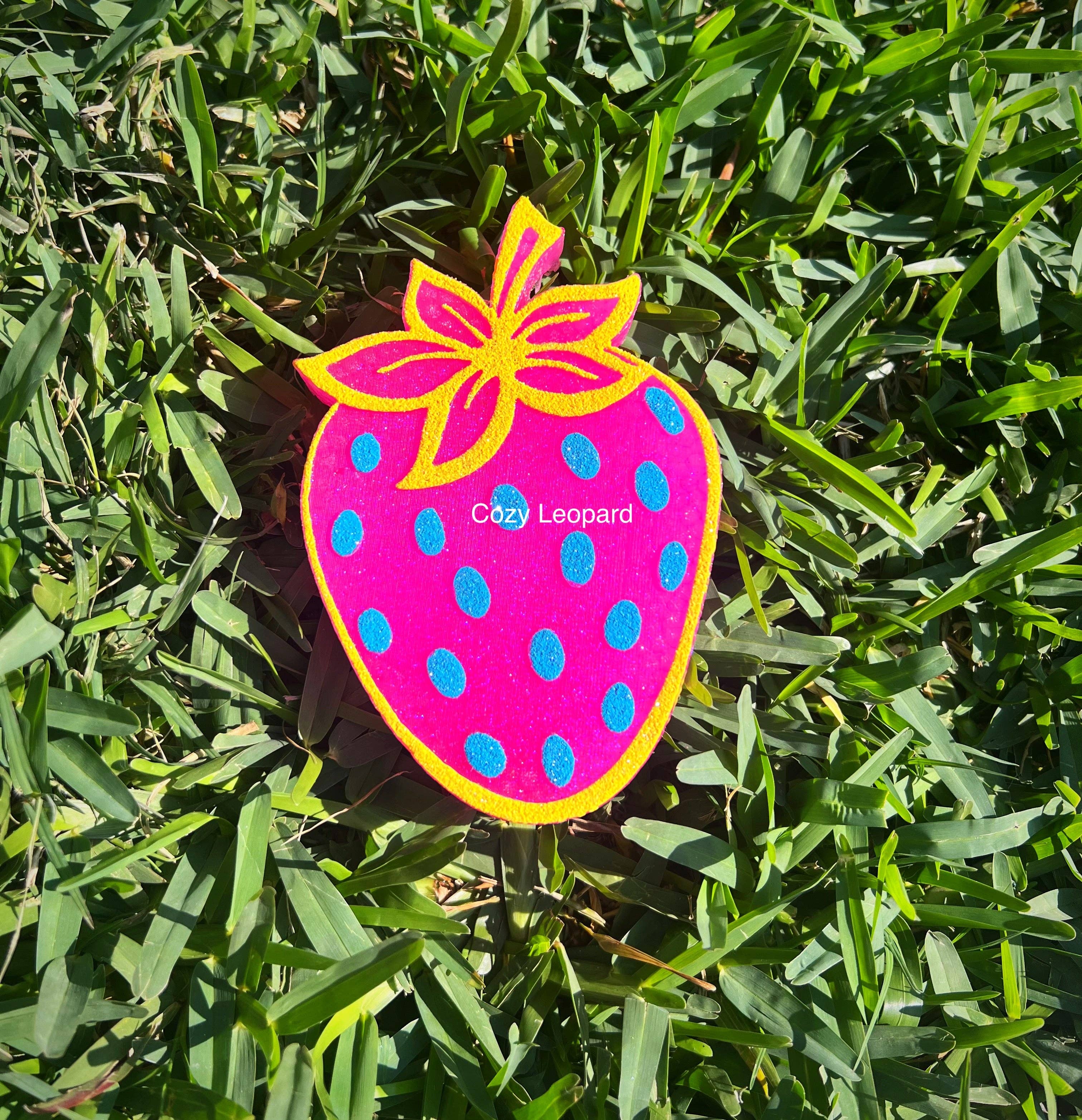 Cozy Leopard Boutique - Wholesale Car Freshener - Women's - Strawberry Car Freshie5