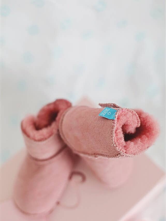 Sheepers SP .Z O.O. - Wholesale Booties – Baby - Sheepers Rose Baby Booties2