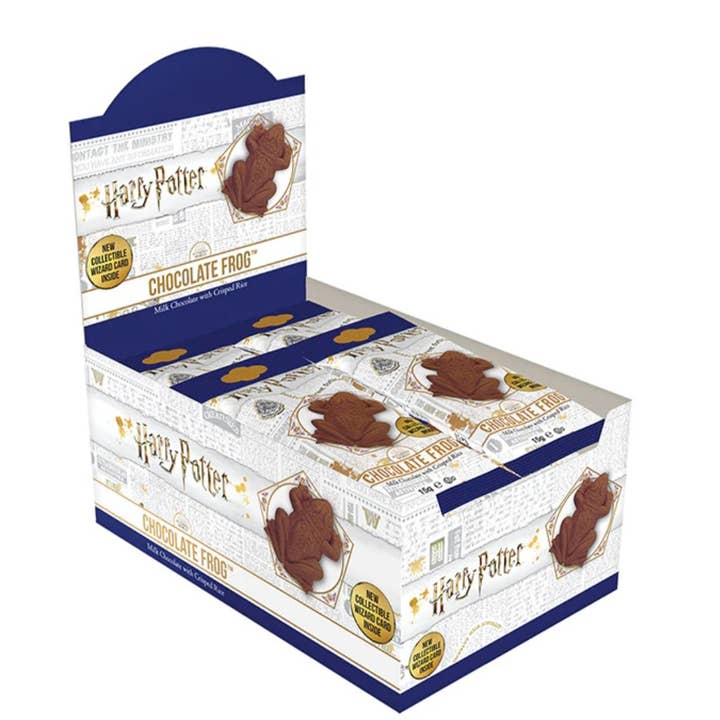 Harry Potter Chocolate Frog 0.55oz – 24ct Display Box for wholesale by Majestic Wholesale