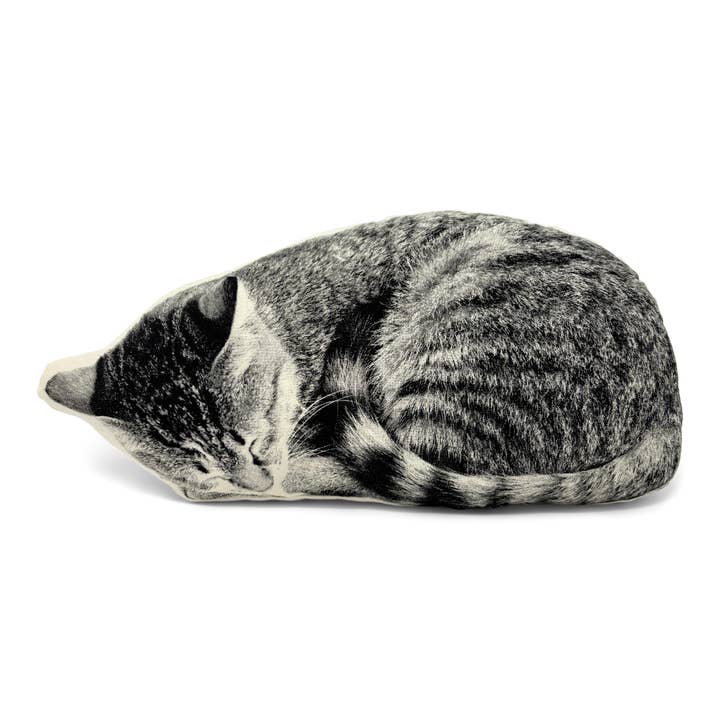 Sleeping Cat Pillow for wholesale by Broderpress