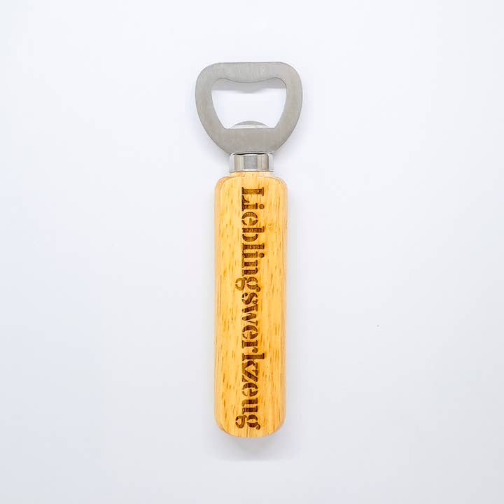 RADULY - Wholesale Bottle/Wine Opener - Display Bottle Opener Beech Wood VE403