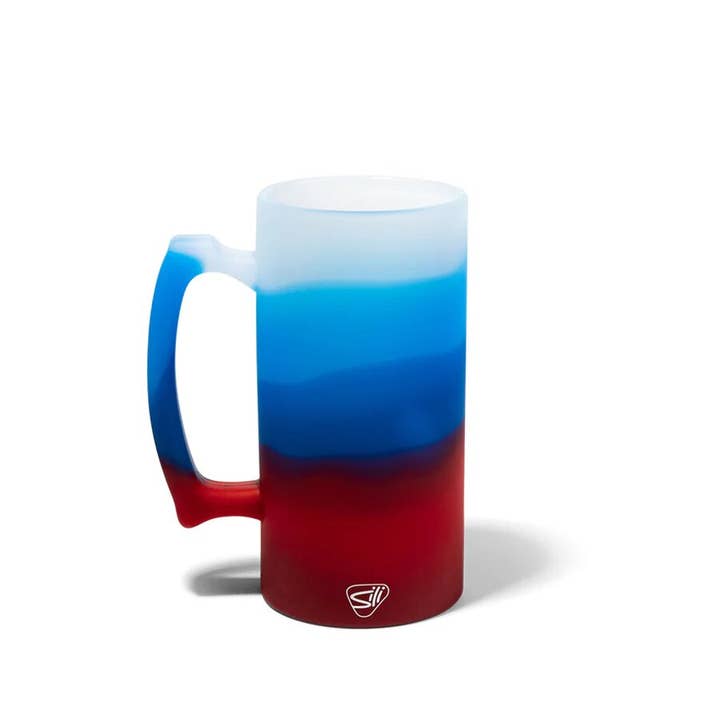 Silipint - Wholesale Beer Glass/Mug - 28oz Silipint Silicone Beer Stein - Americana