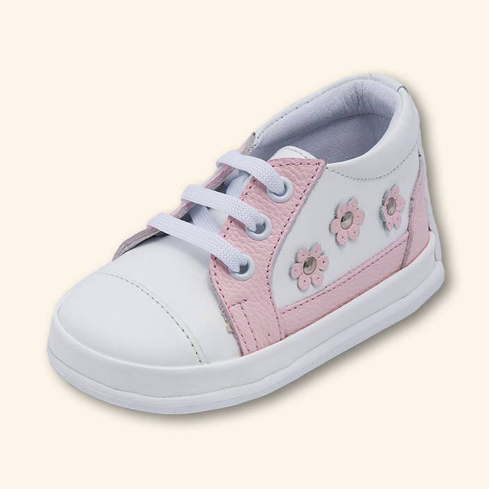 Learn to walk shoe - Mini flower for wholesale by Karela Kids Inc.