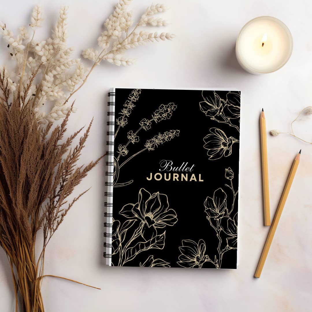 Missh Shop - Wholesale Journal/Diary - 8x5 Spiral Bullet Journal 188 pages + divider with poket