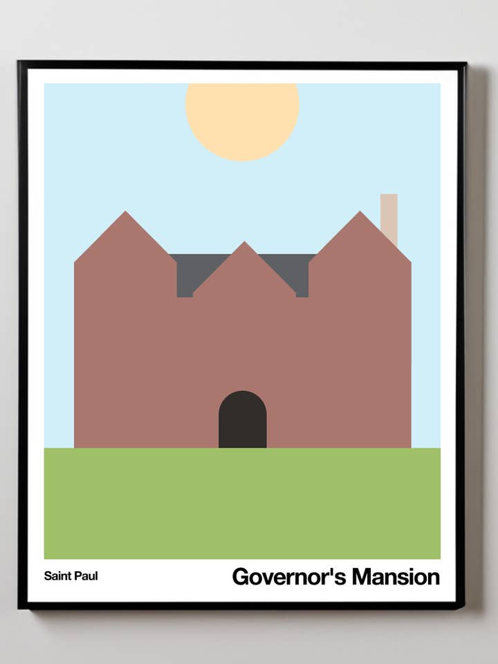 Governor's Mansion | Art Print | Simply Saint Paul for wholesale by Little Dipper Art
