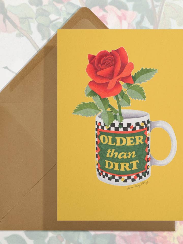 Older Than Dirt Card | Birthday Card for wholesale by Stay Home Club