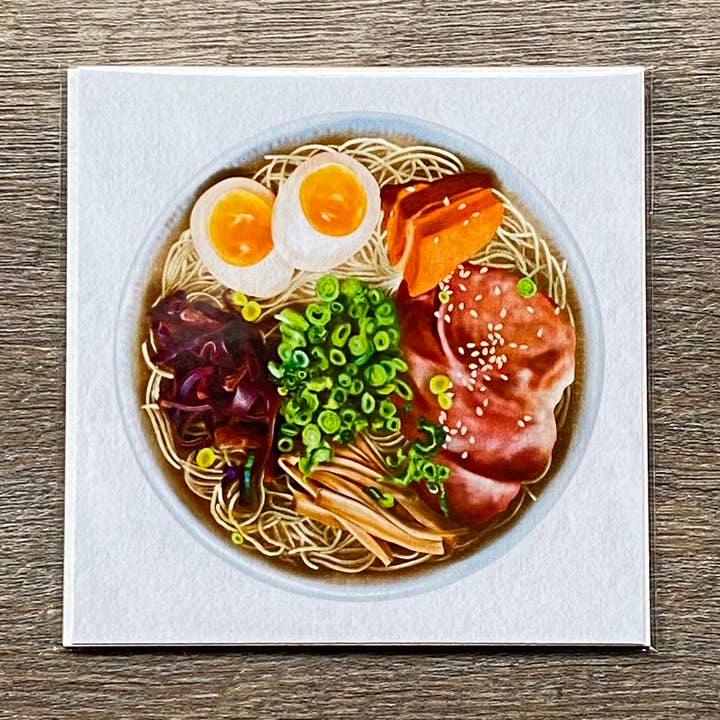 4x4 Pho Art Print, Ramen Art Print, Kitchen Decor for wholesale by blonde birdie