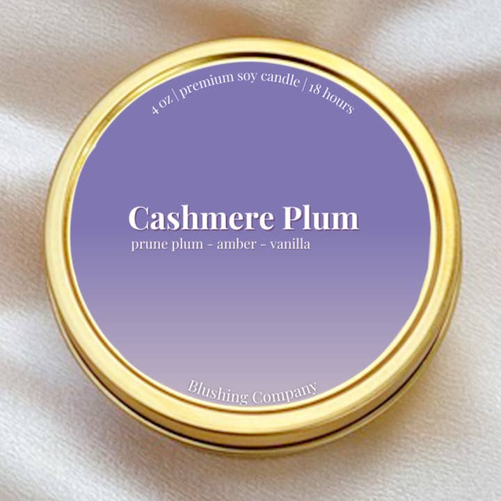 Boîte de voyage Cashmere Plum pour la vente par Blushing Company