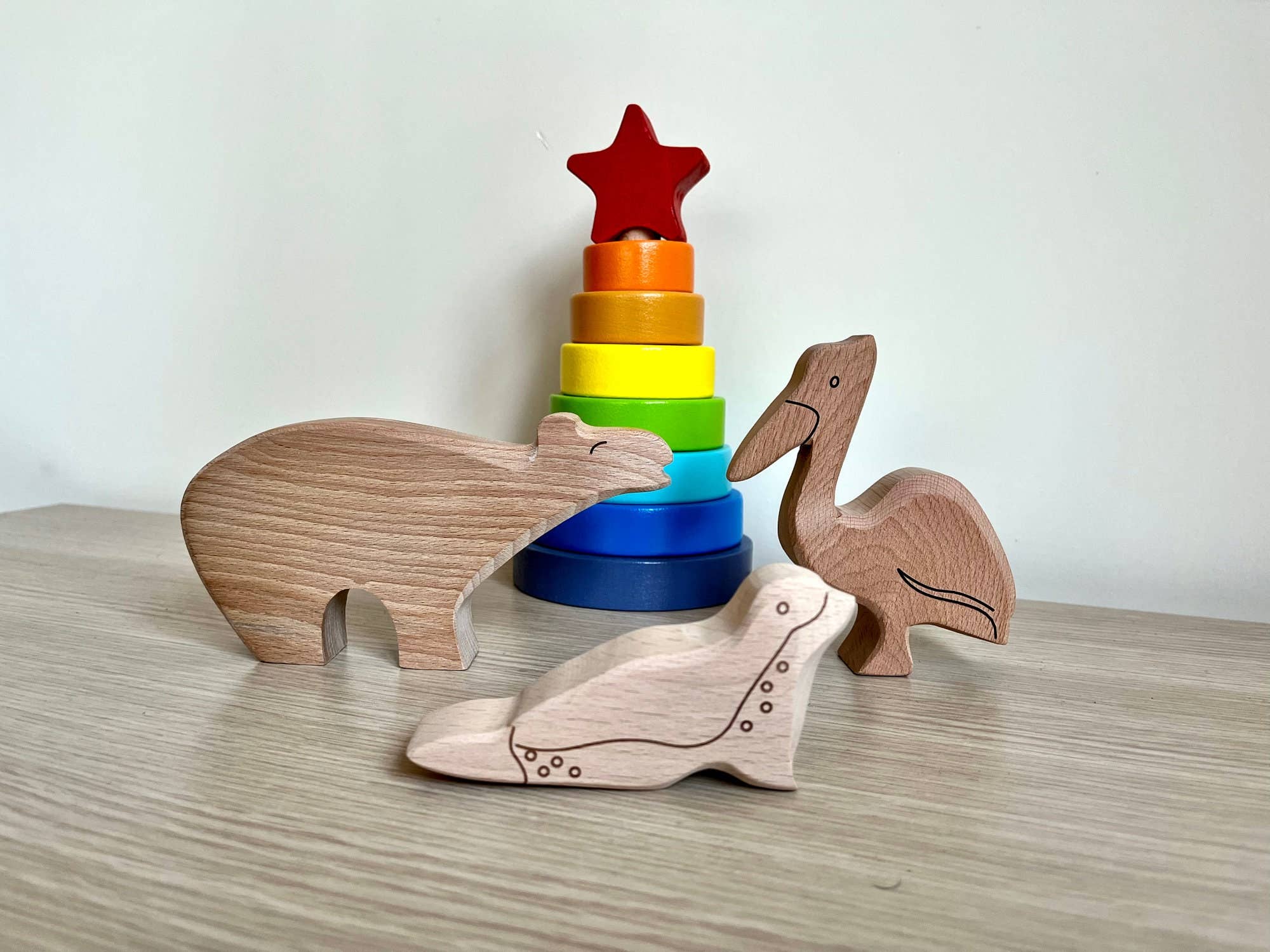 kidodido – Großhandel Holzspielzeug – Kinder – Spielzeug aus Holz, Meerestiere aus Holz, Tiere aus Holz6