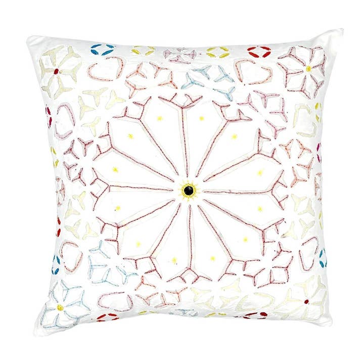 Cuscino quadrato Malaika Applique per la vendita all'ingrosso da parte di FARO