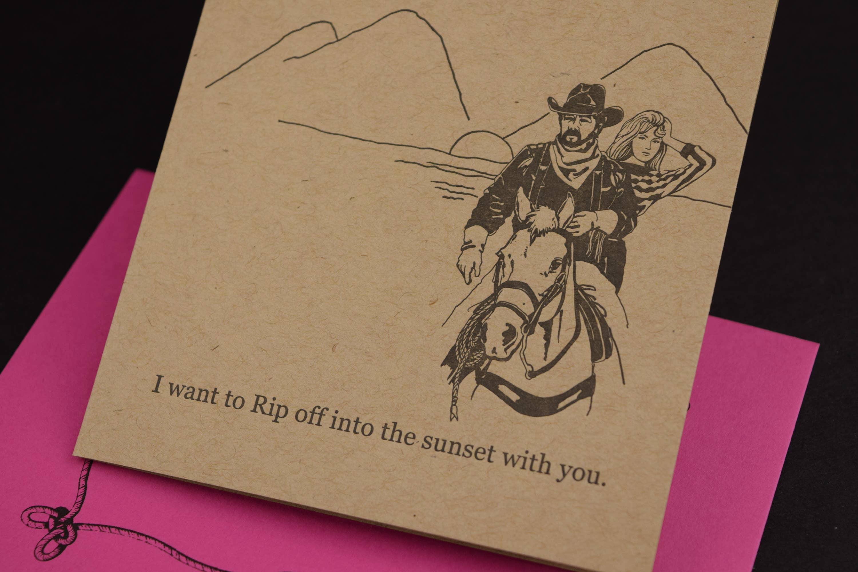 Oddball Press LLC - Wholesale Love Card - Yellowstone Love Card1