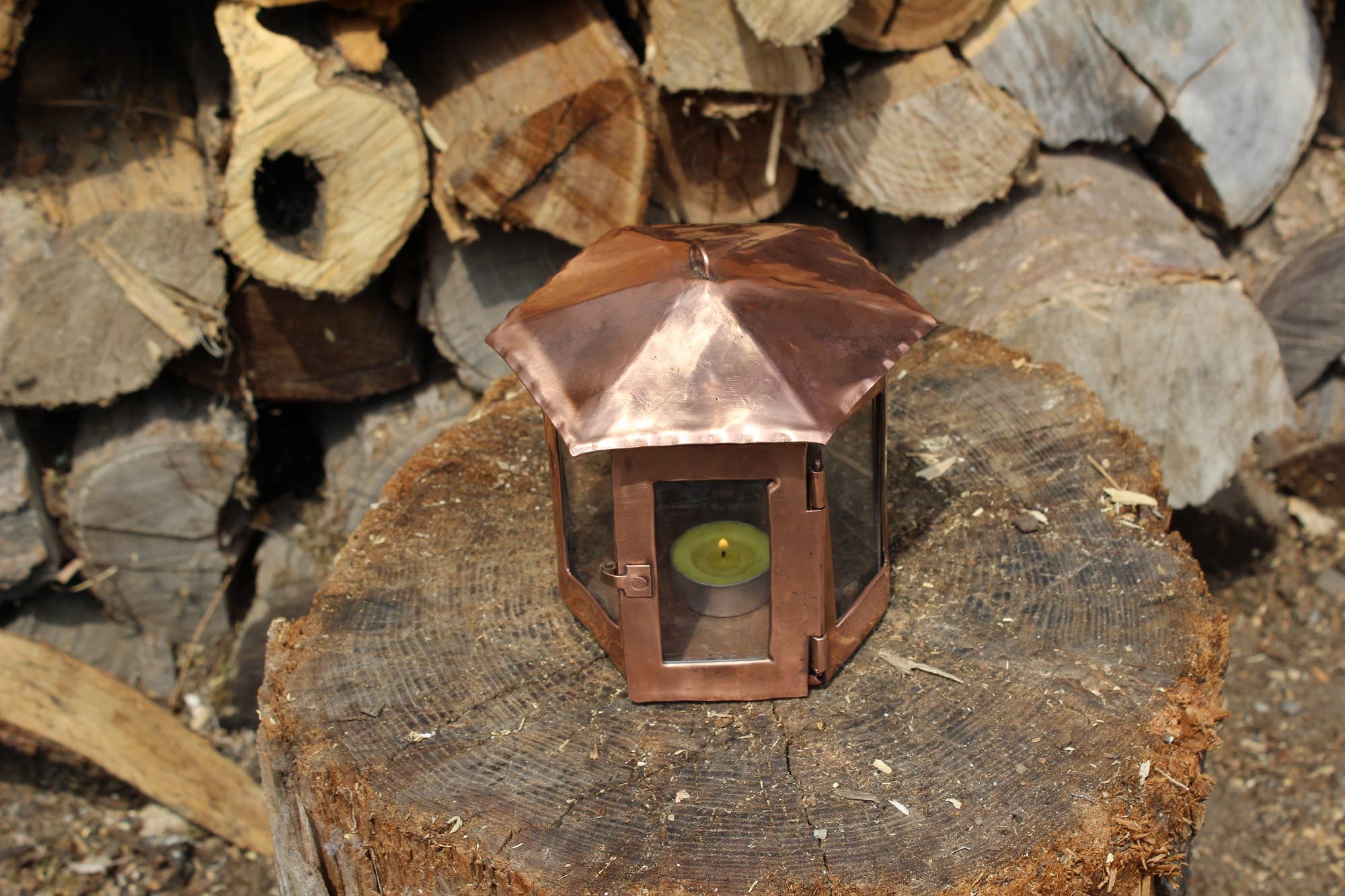 La Casa del rame - Wholesale Lantern - Lanterna di Rame – Interno o Esterno - Luce Romantica5