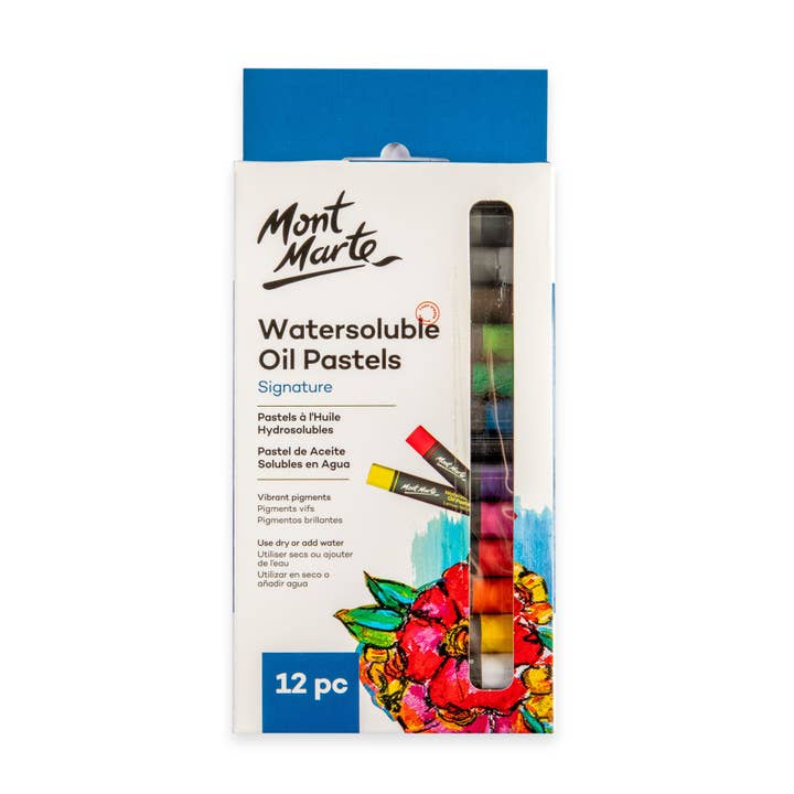 Mont Marte Usa, Inc. - Wholesale Pastels - Water-soluble Oil Pastels Signature 12pc